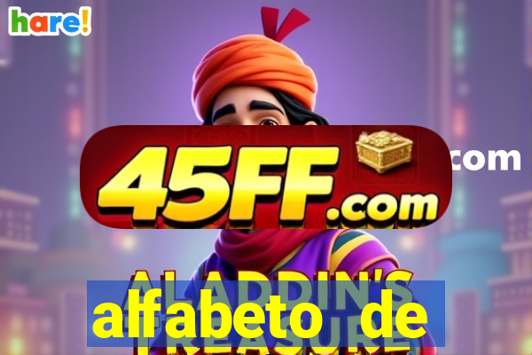 alfabeto de caligrafia bonita